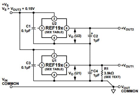 Typical Application for REF198 Precision Micro-power, Low Dropout Voltage Reference