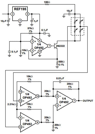 Typical Application for REF198 Precision Micro-power, Low Dropout Voltage Reference