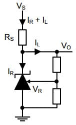 Typical Application for LM4041-ADJ's output voltage can be adjusted to any value in the range of 1.24V through 10V