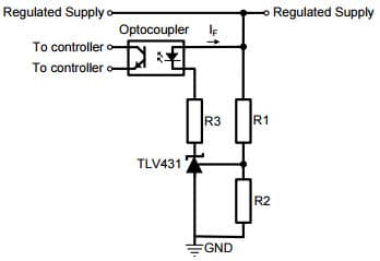 Typical Application Using TLV431 Regulating Element in an Isolated PSU