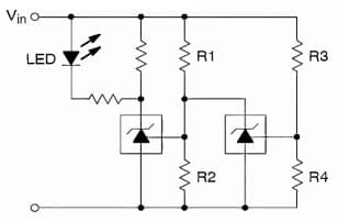 Typical Application Circuit for TS431 Adjustable Precision Shunt Regulator