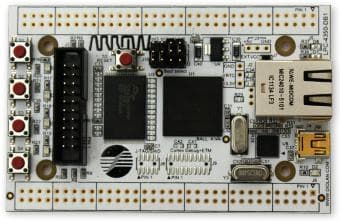 LPC4350-DB1, Evaluation Board with LPC4350FET256 ARM Cortex-M4 Digital Signal Controller with Cortex-M0 Co-Processor