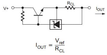 Typical Application for TL431C Constant Current Source Regulator