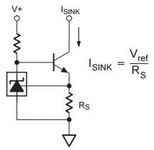 Typical Application for TL431AI Constant Current Sink Regulator