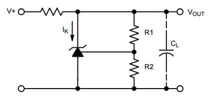 Typical Application for NCP431A Programmable Precision References for Shunt Regulator