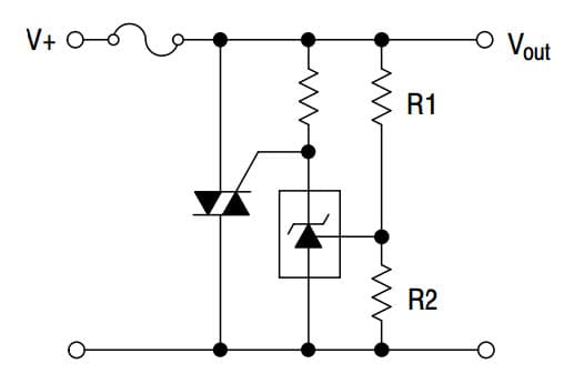 Typical Application for NCV431A Programmable Precision References for TRIAC Crowbar