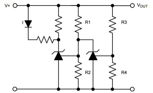 Typical Application for NCP431B Programmable Precision References for Voltage Monitoring