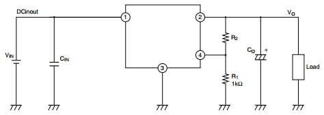 Typical Application for PQ070XF01SZ Low Power-Loss Voltage Regulators