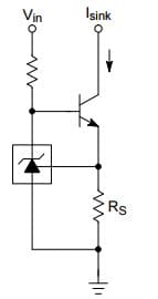 Typical Application for Low Voltage Precision Adjustable Shunt Regulator with Constant Current Sink