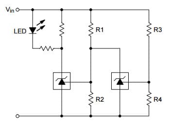 Typical Application for NCV431 Low Voltage Precision Adjustable Shunt Regulator