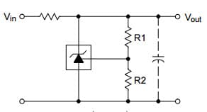 Typical Application for Low Voltage Precision Adjustable Shunt Regulator