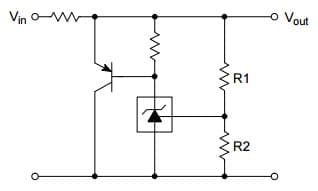 Typical Application for Low Voltage Precision Adjustable Shunt Regulator with High Current Shunt Regulator