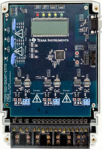 TIDA-00601, Multi-phase Energy Measurement with Isolated Shunt Sensors Reference Design