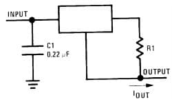 Typical Application for LM340A 3-Terminal Current Regulator