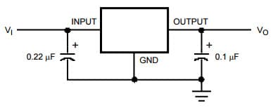 Typical Application for LM340A 3-Terminal Fixed Output Regulator