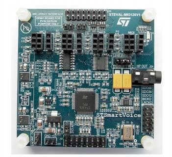 STEVAL-MKI126V1, Smart Voice Demonstration Board based on MP45DT02