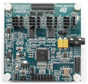 STEVAL-MKI126V3, Smart Voice Demonstration Board based on MP34DT01 Microphone