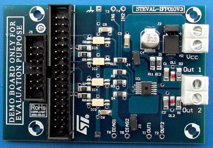 High-side driver based on the VNI2140J