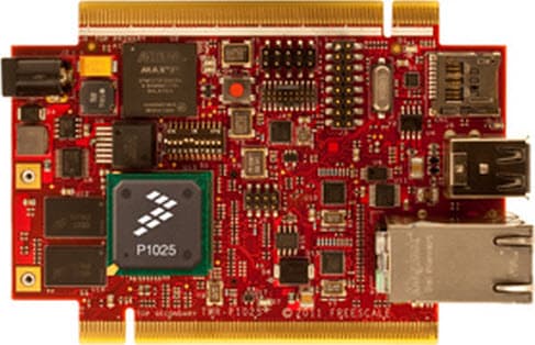 TWR-P1025, Development Tower System Module for P1025 QorIQ P1 MPU Processor with Networking and Industrial Connectivity and Protocol Offload Engine