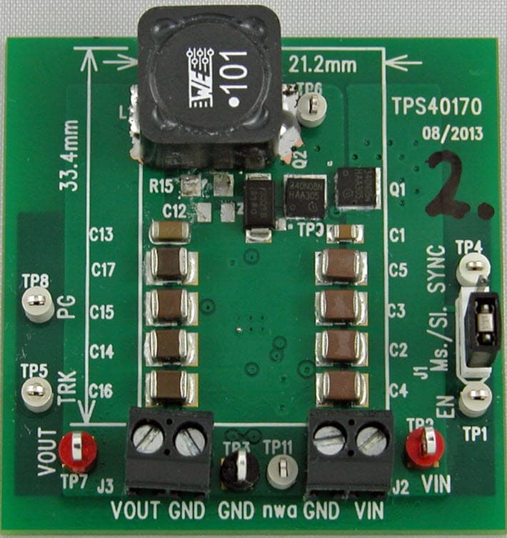 PMP10135, 40W Buck Converter Powered out of 48V Reference Design