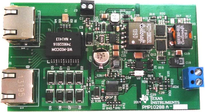 PMP10288, Class 4 PoE High Efficiency Active Clamp forward Converter (3.3V) Reference Design