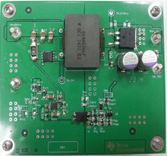 PMP9435, One Isolated Output Flyback Converter with LM5022 and Planar Transformer