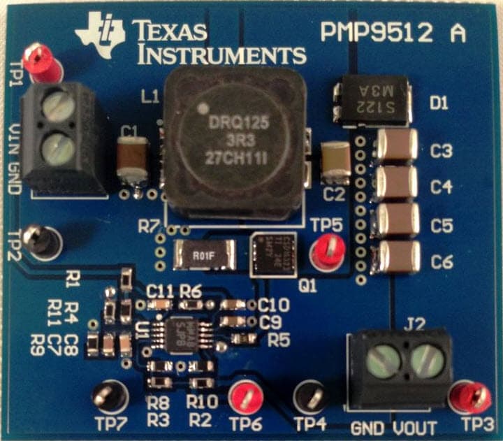 PMP9512, Reference Design - SEPIC Converter Delivers 3.3V at 3.25A from Low Input Voltage