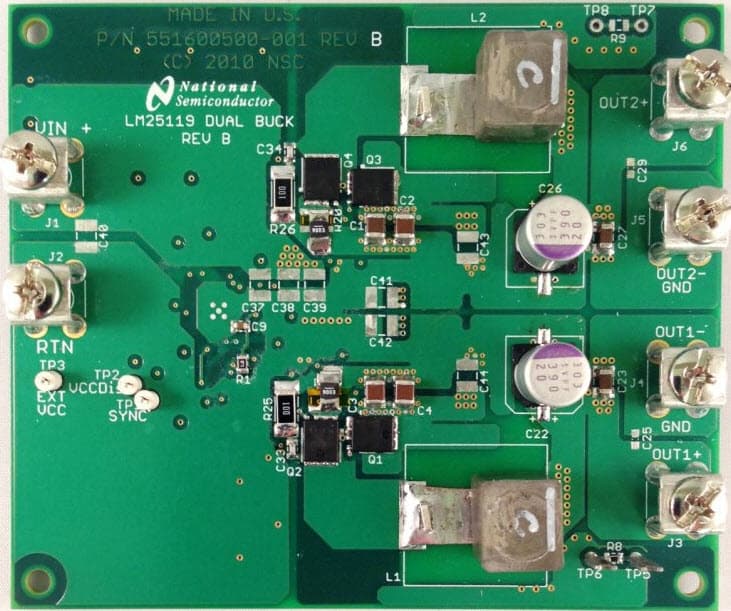 PMP9700, Reference Design - High Efficiency Two-Phase Synchronous Buck Delivers 300W