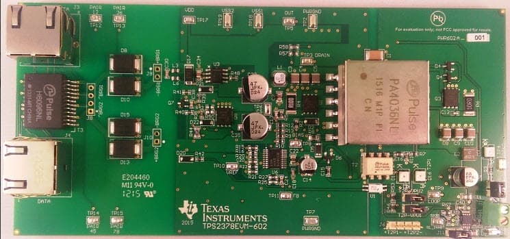 TIDA-00539, UPOE High-Efficiency Flyback Converter (19V/2.3A) forced 4-Pair PoE PD Apps Reference Design