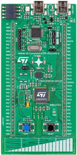 STM32F072B-DISCO, 32F072BDISCOVERY Discovery kit with STM32F072RB MCU