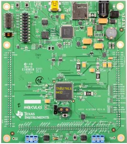 TMDX570LS03HDK, TMS570LS03x Hercules Development Kit based on the TMS570LS0332 Hercules safety Microcontroller