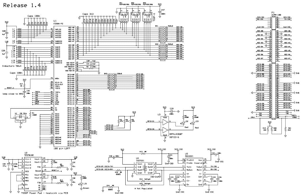 TMDSCNCD2808, F2808 Control CARD Embedded System Development Kit for the TMS320F2808 Digital Signal Processor