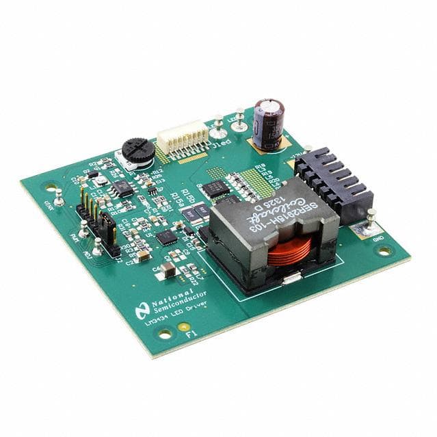 LM3434SQ-20AEV, Evaluation Board using LM3434 DC-DC buck constant current controller for a high brightness LED driver