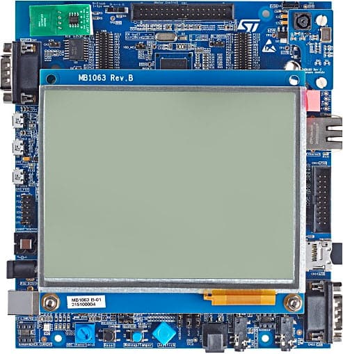 STM32746G-EVAL2, Evaluation Board is a complete Demonstration and Development Platform for ARM Cortex-M7 core-based STM32F746NGH6 Microcontroller