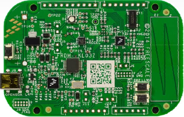 FRDM-KL03Z, Freescale Freedom Development Platform for MKL03Z32VFK4 Kinetis KL03 Microcontroller