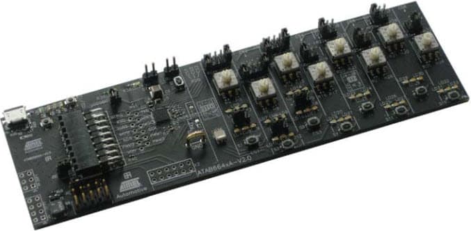 ATAK42001-V1, Development Kit based on the ATA664151 ATA66 AVR MCU