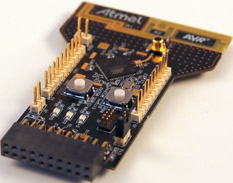 ATRCB256RFR2-XPRO, Extension Evaluation Board designed to provide a development platform for the ATmega256RFR2 Single-Chip MCU