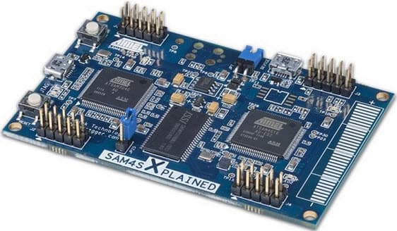 ATSAM4S-XPLD, SAM4S Xplained Kit is the ideal platform designed to evaluate the ATSAM4SD32 SAM4S Cortex-M4 processor-based Microcontroller