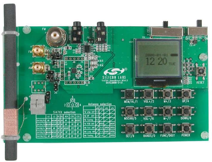 SI4731-DEMO, Demo Board Using SI4731 Digital Radio Tuner