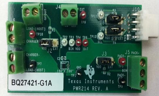 BQ27421EVM-G1A, System-Side Battery Fuel (Gas) Gauge Evaluation Module