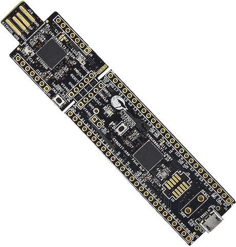 CY8CKIT-059, PSoC 5LP Prototyping Kit is intended for use as a development platform features the CY8C5888LTI-LP097 device from the PSoC 5LP family