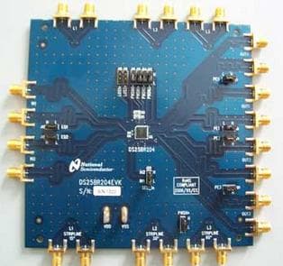 DS25BR204EVK, 3.125 Gbps 1:4 LVDS Buffer Repeater Evaluation Board