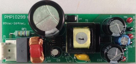 PMP10299.1, Universal Input PSR Flyback with Three Outputs Reference Design