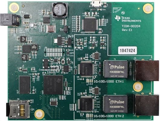 TIDA-00204, EMI/EMC Compliant Industrial Temp Dual Port Gigabit Ethernet Reference Design