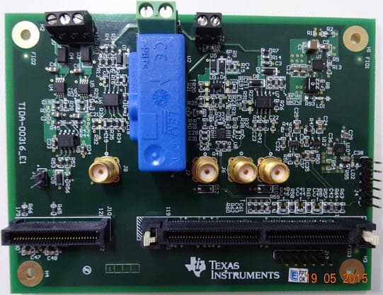 TIDA-00316, Interfacing Current Output Hall Sensors and CTs with Pseudo-differential ADC/MCU Reference Design