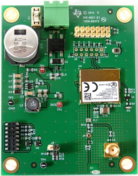 TIDA-00375, UART to Wi-Fi Bridge with 24 VAC Power Reference Design