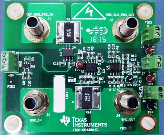 TIDA-00439, Shunt Based Ground Fault Protection for Inverters Powered from 100/110Vac Supply Reference Design