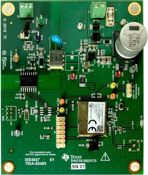 TIDA-00486, Isolated RS-485 to Wi-Fi Bridge with 24 VAC Power Reference Design