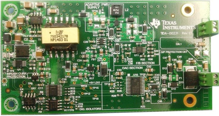 TIDA-00231, Adaptive Power Supply for PLC Analog Output Module with Output Channel Protection