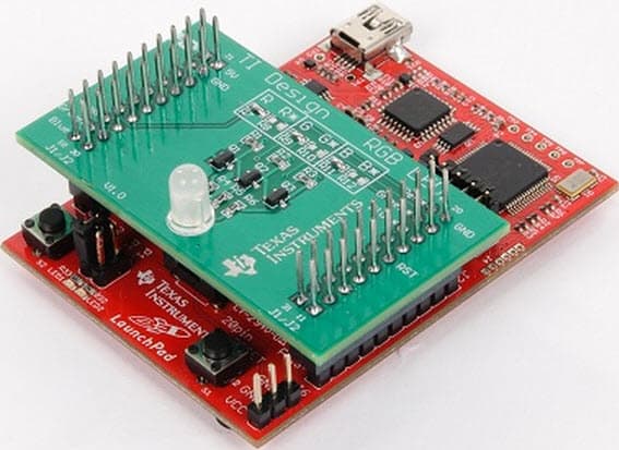 TIDM-G2XXSWRGBLED, Software Controller Red/Green/Blue LED on Ultra Low Power Microcontroller